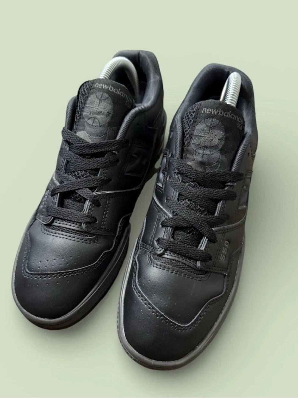 New Balance 550 Triple Black (GS) GSB550BB Men's/Youth Size 7 Womens Size 8.5